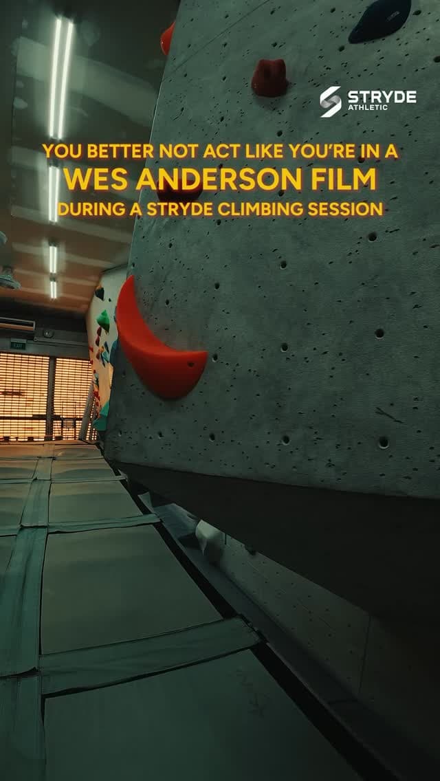 Accidental Wes Anderson? Maybe.
Intentional fun and skill-building? Absolutely 🧗♀️
Our climbing s